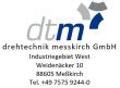 Logo der Firma dtm drehtechnik messkirch GmbH