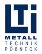 Logo der Firma LTI Metalltechnik Pößneck GmbH